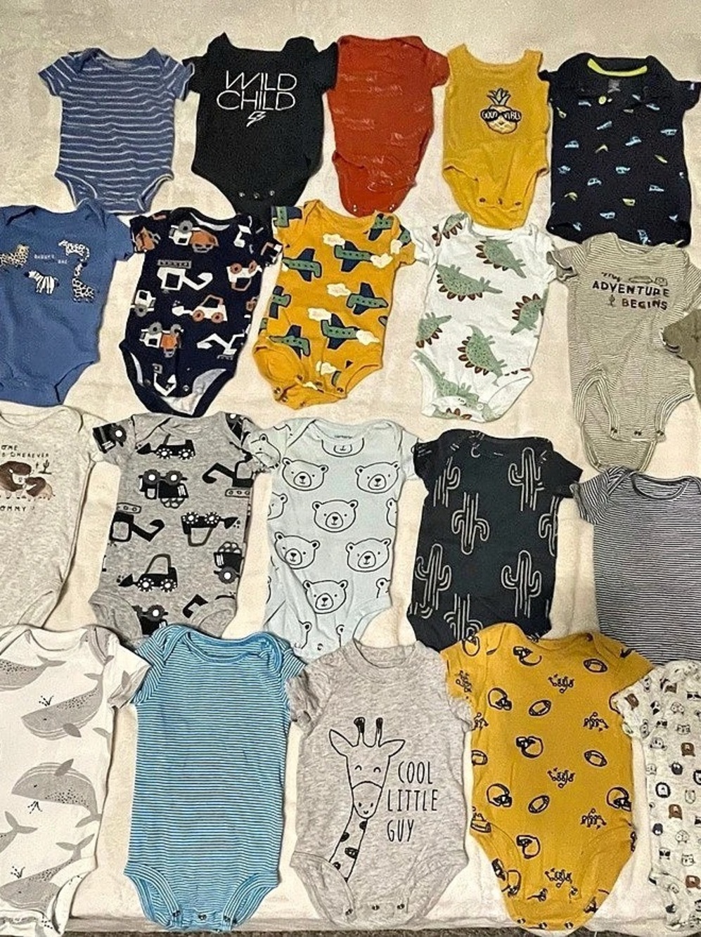Baby Bodysuit Lot 3m